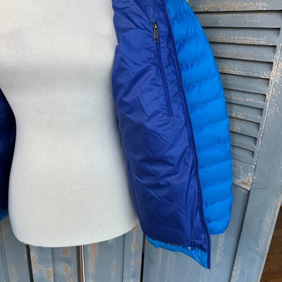 Patagonia Women's Down Sweater Jacket Andes Blue Sz S - Picture 13 of 16
